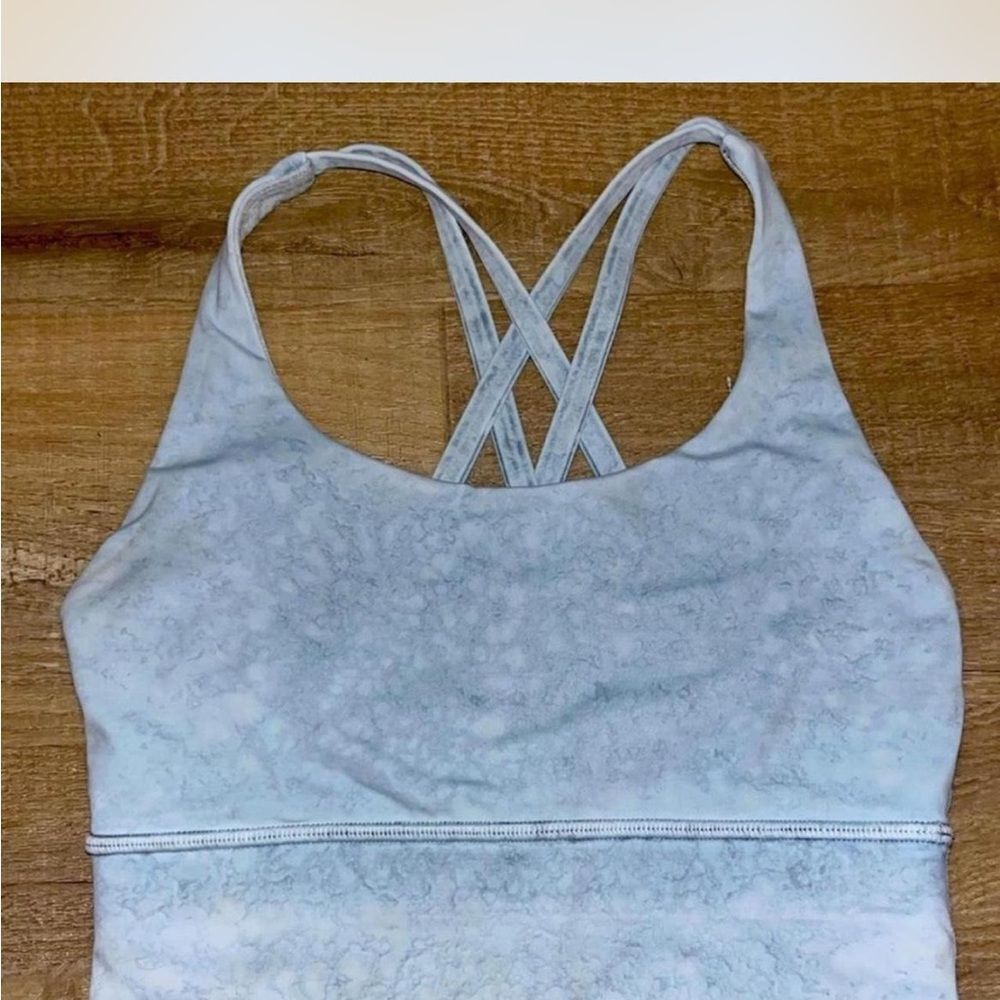 Lululemon Athletica Light Blue Cross-Back Bra